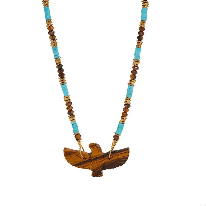  Unique Beaded Necklace Handmade Accessory Artistic Bird Pendant Necklaces Suitable for Daily Wear or Various Occasion