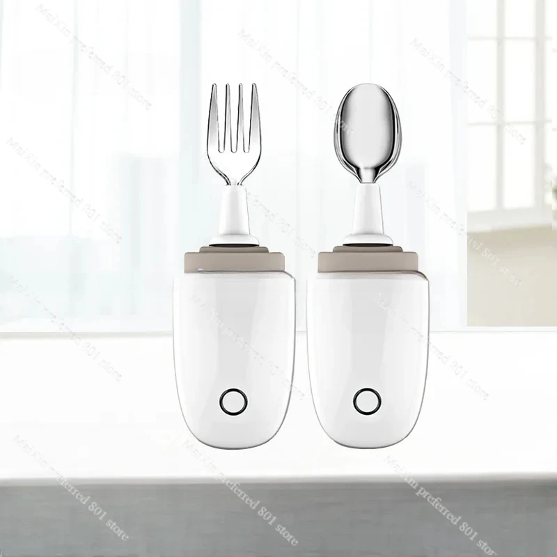 auxiliary Parkinson's hand shaking elderly eatingtableware anti-shake spoon rechargeable Intelligent anti-shake spoon/attachment