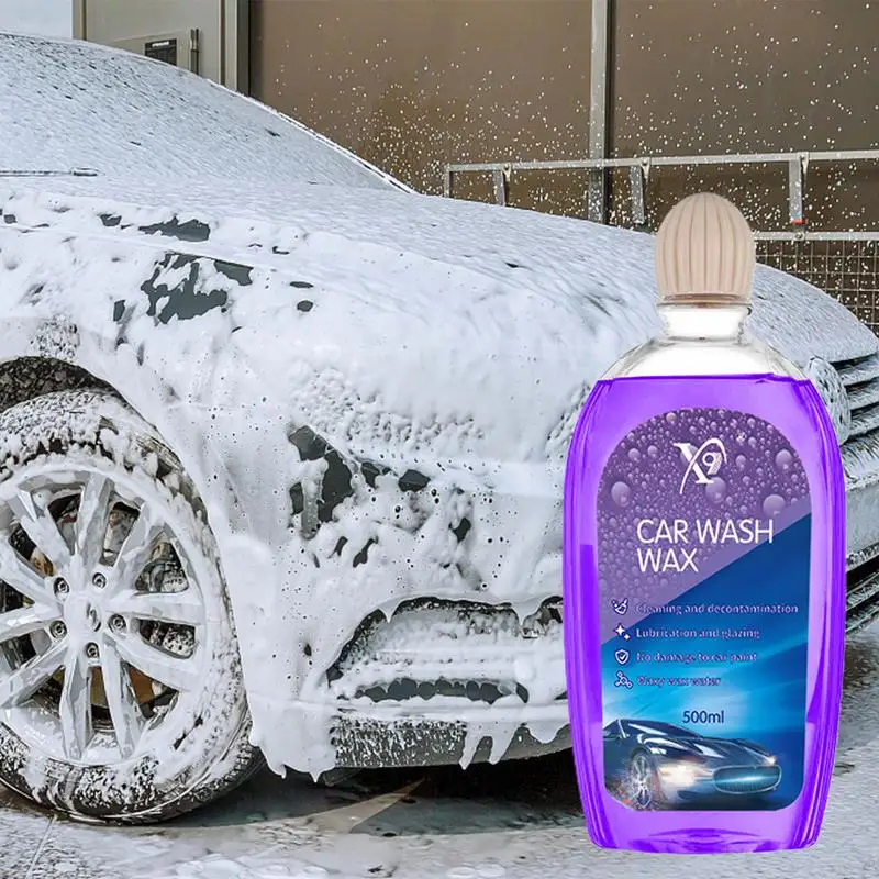 

500ml Car Wash Shampoo Auto Foam Liquid Wax High Gloss Ceramic Soap Superiorr Surface Cleanser Automotive Foam Car Wash Supplies