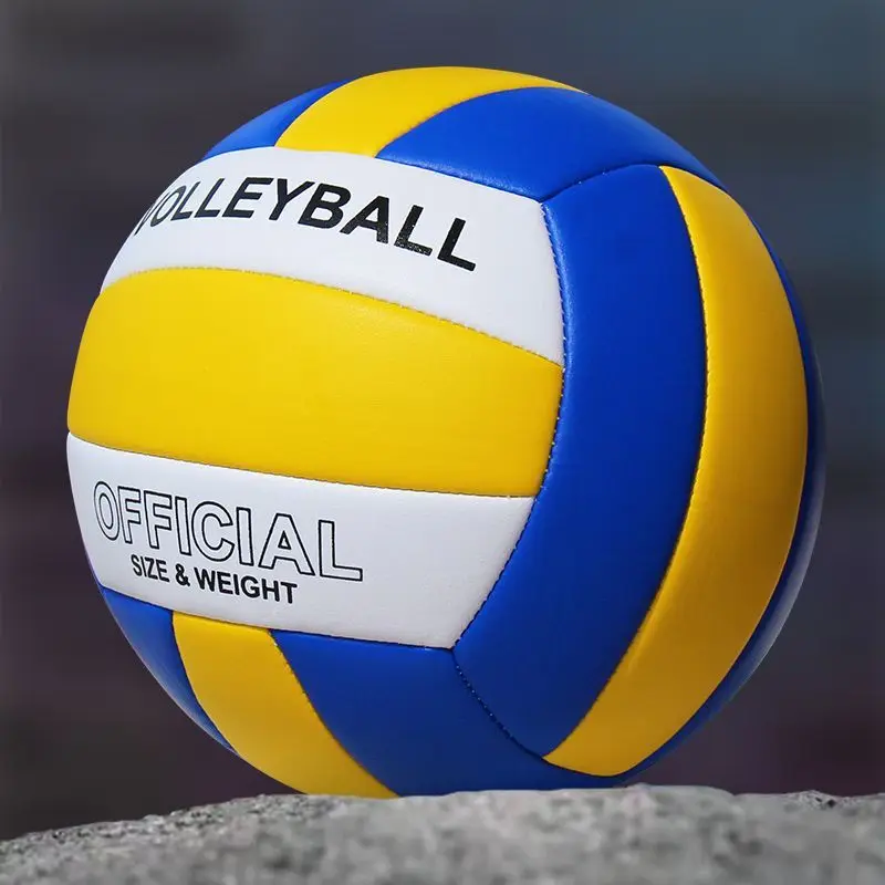 Ballon d\'entraînement de volley-ball professionnel pour les jeunes et les débutants, taille souple 5, outil d\'entraînement de jeu de volley-ball en