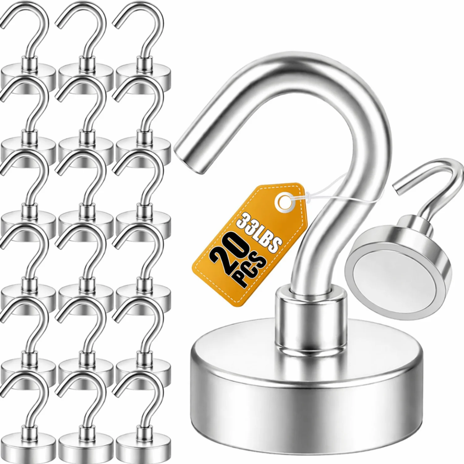ganchos-magneticos-prateados-d32-de-alta-resistencia-33lbs-super-fixacao-para-geladeira-cozinha-cabine-de-cruzeiro-escritorio-e-garagem-4-8-12-20-pecas