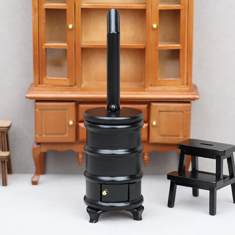 1:12 Scale Mini Stove Chimney Model Dollhouse Miniature Accessories Kitchen Toy Doll House Furniture Decoration