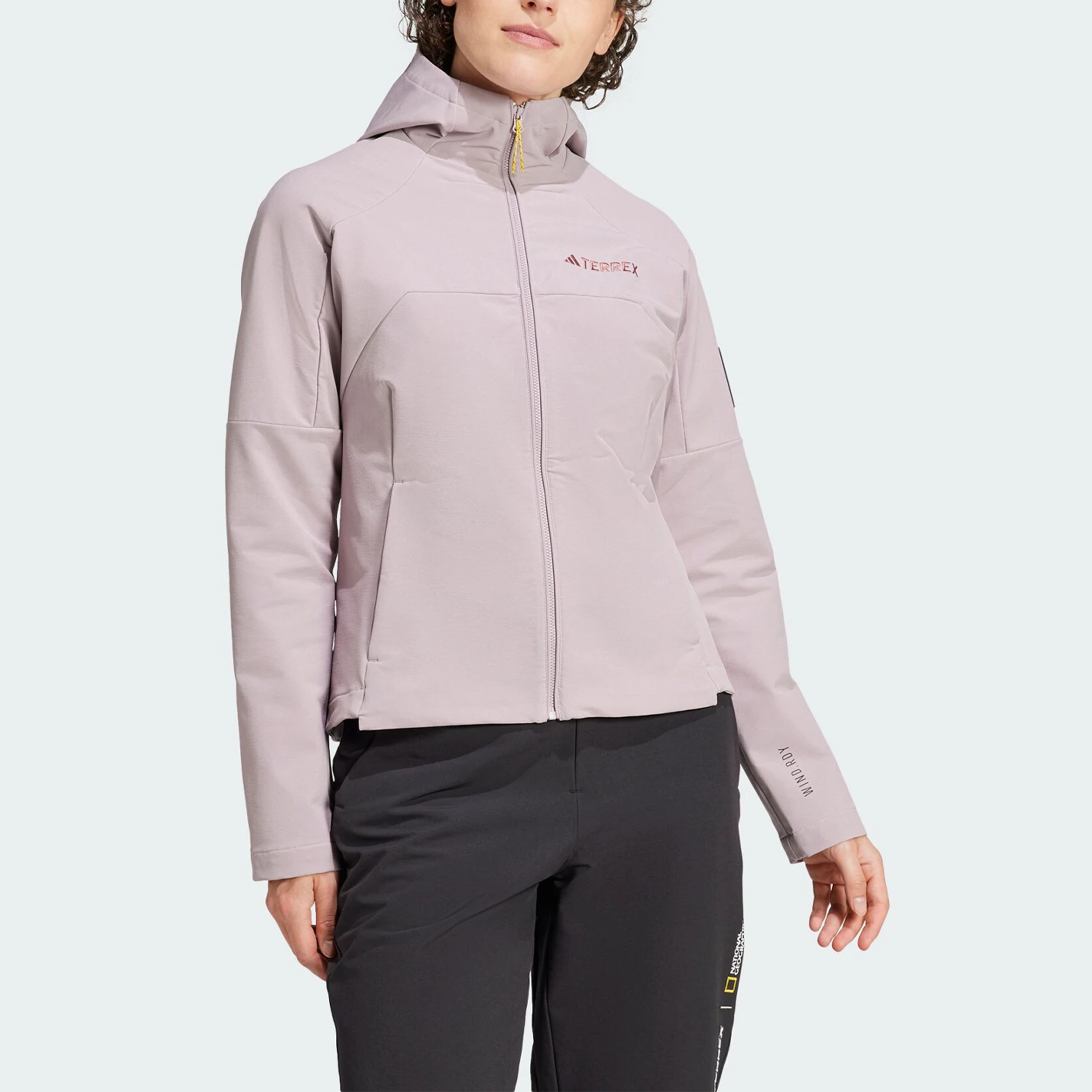Adidas oficial 2024 nueva chaqueta de montañismo para deportes al aire libre para mujer IX5630