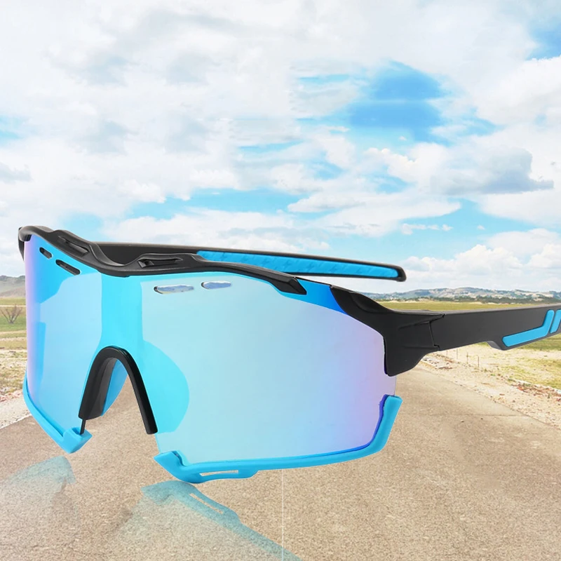 Sommer-Rennradfahren, stilvolle und personalisierte Outdoor-Sportbrille, winddichte Sand-Sonnenbrille 8241