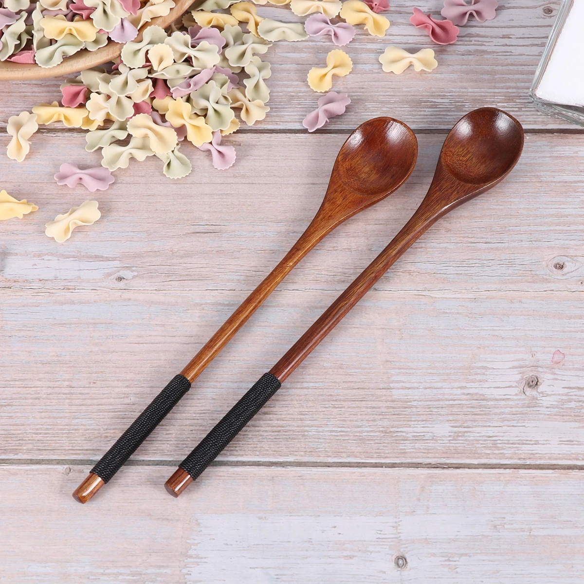 

Cooking Honey Wooden Spoon Serving Utensils Tea Spoons Kitchen Bamboo Multifunction