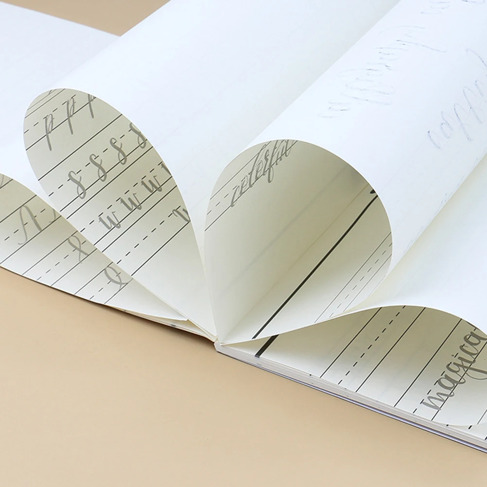 

Art Font Exercise Book English Writing Practice Letter Alphabet Calligraphy