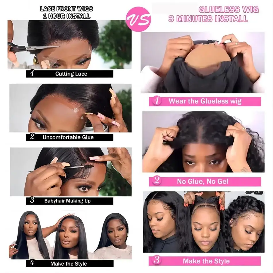 Glueless Preplucked Human Wigs Ready To Go Curly Wigs 5x5 Lace Frontal Wig 4x4 Brazilian Closure Wig 30 Inch Lace Front Wigs