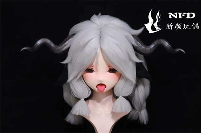 

(Valles) Full head super sweet female resin crossdressing BJD Doll kig cosplay kigurumi mask