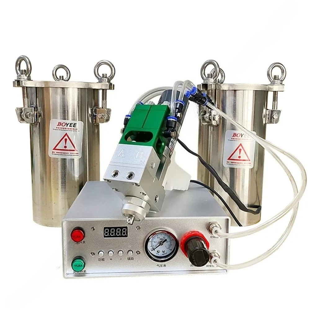 Automatic Epoxy Doming Machine - 3D Dome L     el & Sticker Dispensing System