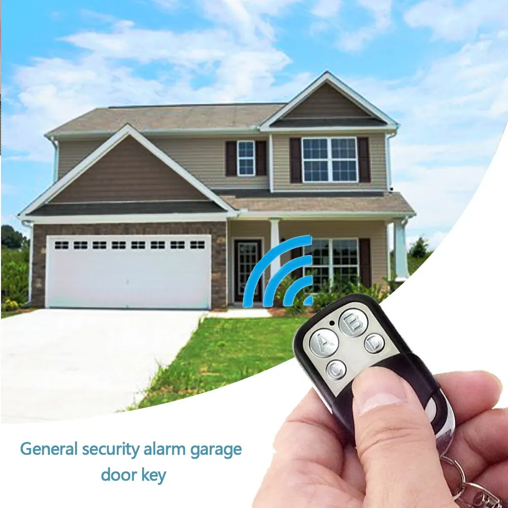 433MHz Remote Control Car Key Garage Door Gate Opener Remote Control Duplicator Universal Copy Garage Universal Garage Control