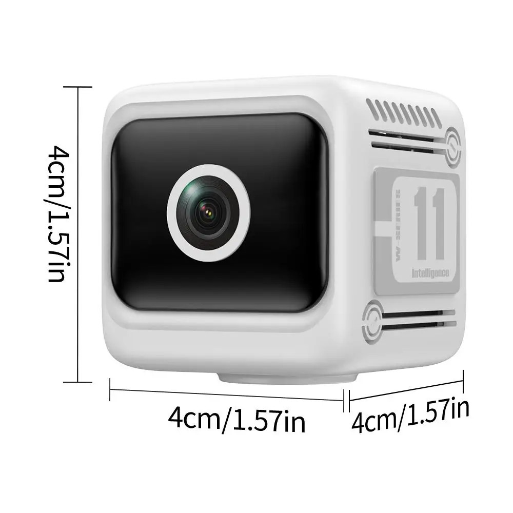 For Smart Wireless Mini Security Camera 2.4GHz WiFi, Remote Viewing on Mobile Apps, USB Rechargeable, No SD Card Included Motion