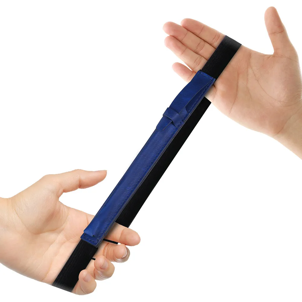 Stylus Pen Protective Sleeve PU Dark Blue Flip Carrying Case Elastic Strap Capacitive Touch Screen Protective Case