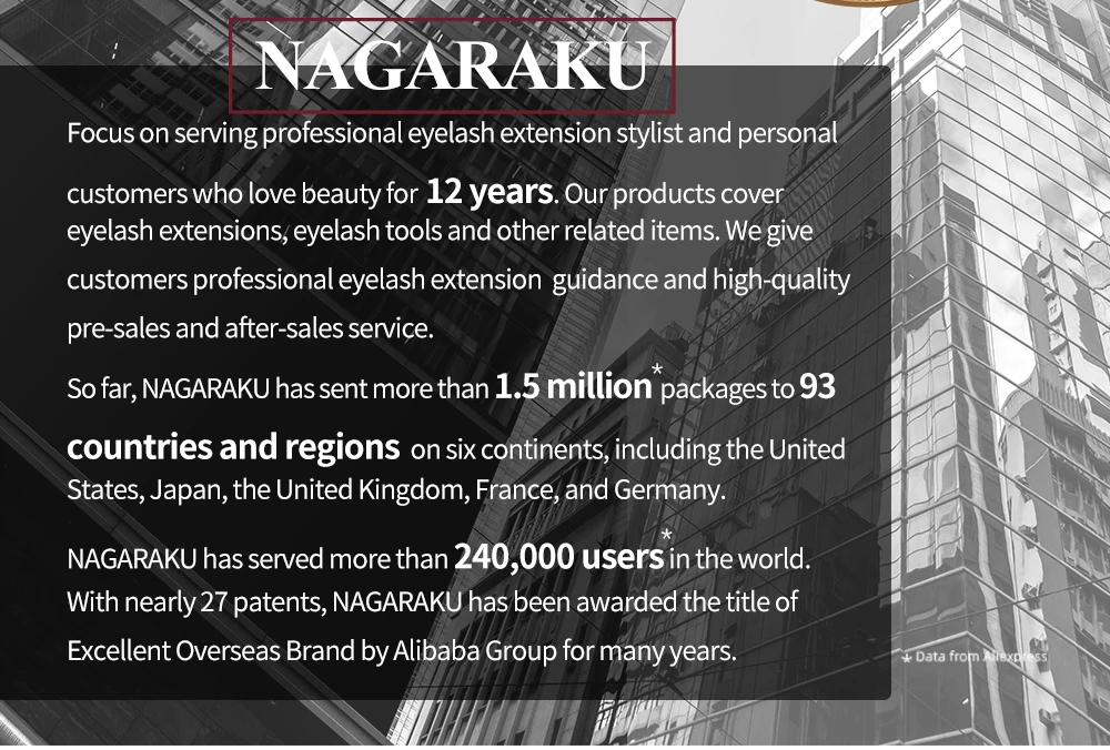 NAGARAKU Wimpernverlängerung für die untere Wimpernreihe, Ellipse Classic Curl, 5mm 6mm 7mm, schwarze Augenbrauenwimpern – Detail 12