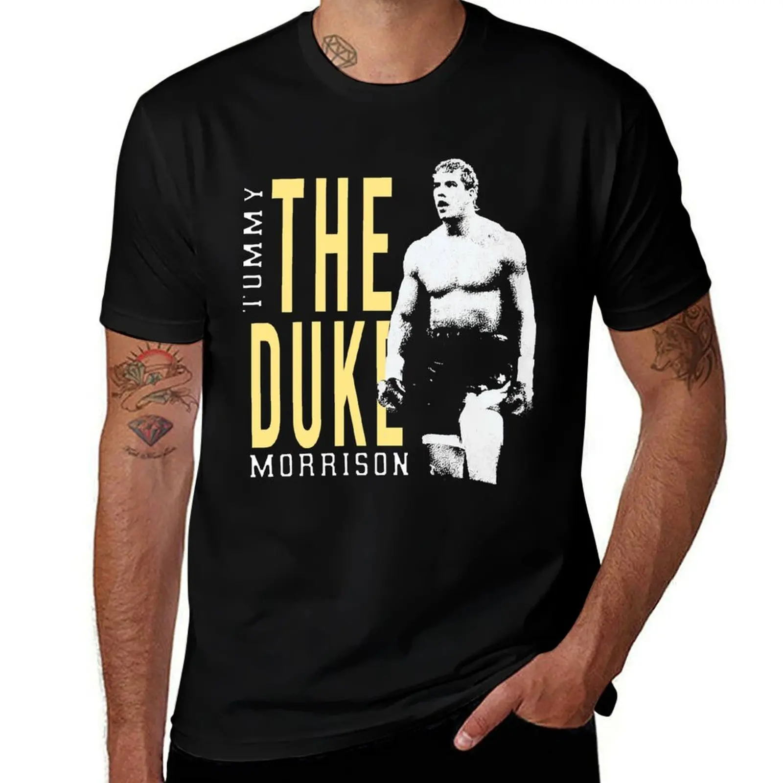 Camiseta clásica de Tommy Morrison Tribute, camiseta para hombre, camisetas gráficas para hombre, camisetas suaves de algodón para hombre, camiseta divertida con gráficos