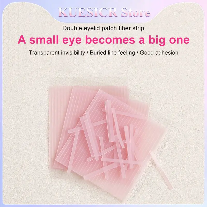 1/3/5set strisce adesive bifacciali trasparenti invisibili in fibra adesivi a doppia palpebra elasticità naturale di lunga durata