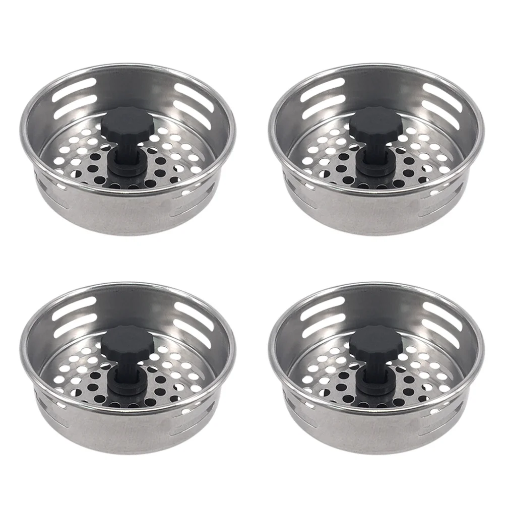 

4pcs Drain Hair Catcher Filter Mesh Floor Drainer For Shower Kitchen Bathroom Pool Balcony Sink Strainer Tub Cover