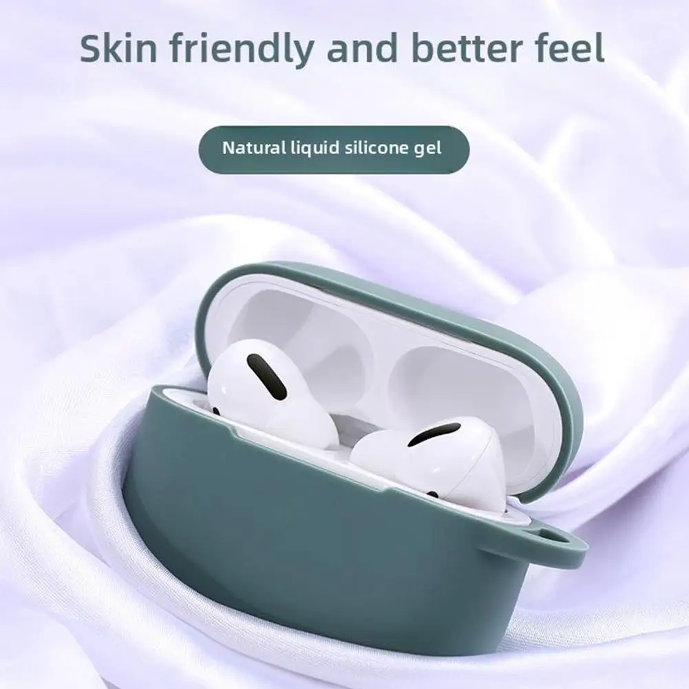 For 2024 Airpods 4 Wireless Bluetooth Earphones Reserved Switch Charging Indicator Port Silicone Sleeve Soft Shell