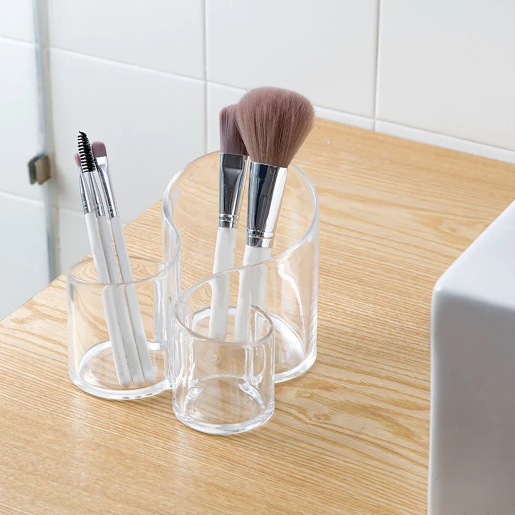 

Makeup Brush Box Acrylic Organizer Transparent Desktop Holder For Brushes Organizer Cosmetics Durable