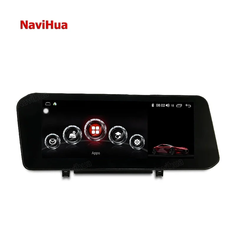 NaviHua High Quality Car video Android Car Dvd Player For Mazda C3 CX3 2020 Car Multimedia Radio Tuner Head unit  dsp wifi