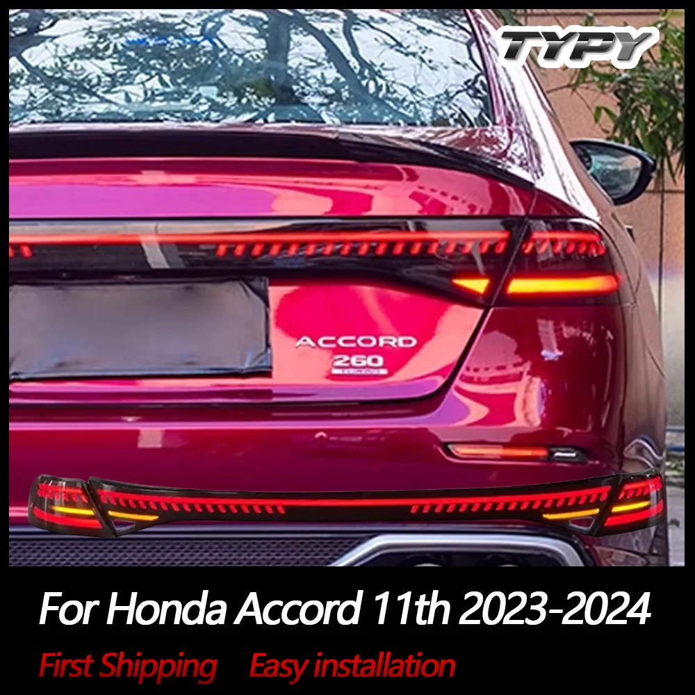 

Автомобильные фары TYPY для Honda Accord 11th 2023-2024, задние фонари, светодиодный проектор, задние фонари, дневные ходовые огни, автомобильные аксессуары
