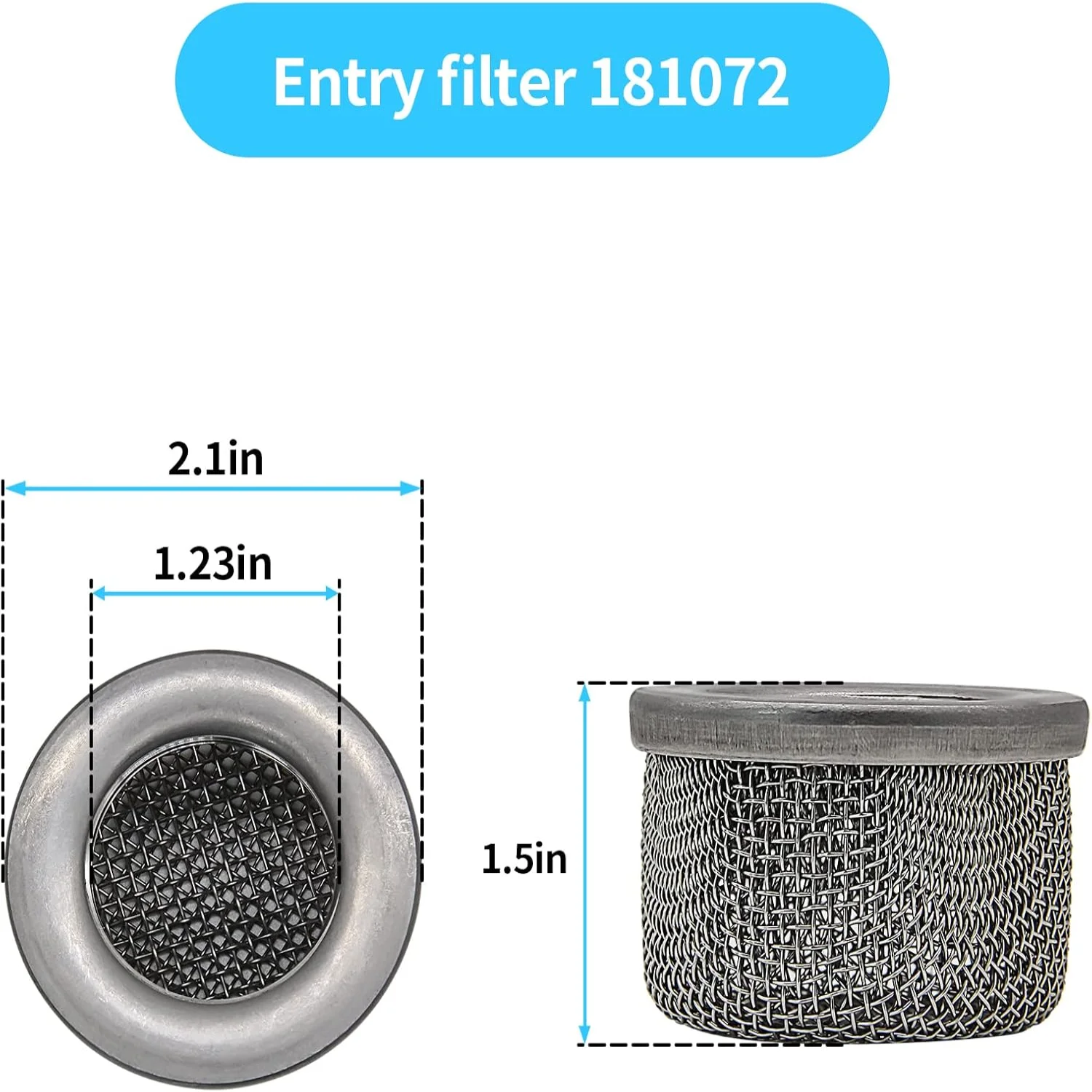 181072 or 181-072 Inlet Strainer Screen Filter with 1