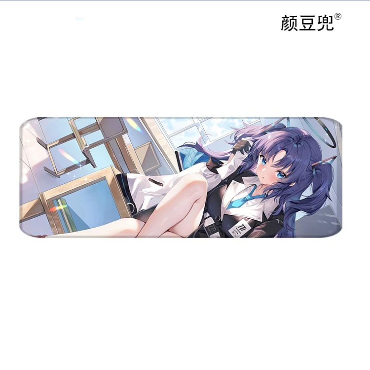 Hayase Yūka Anime Blue Archive Mat For S And L Size Gaming Mouse pad Gamer Company Keyboard Mouse Mats Carpet Computer Desk Mats