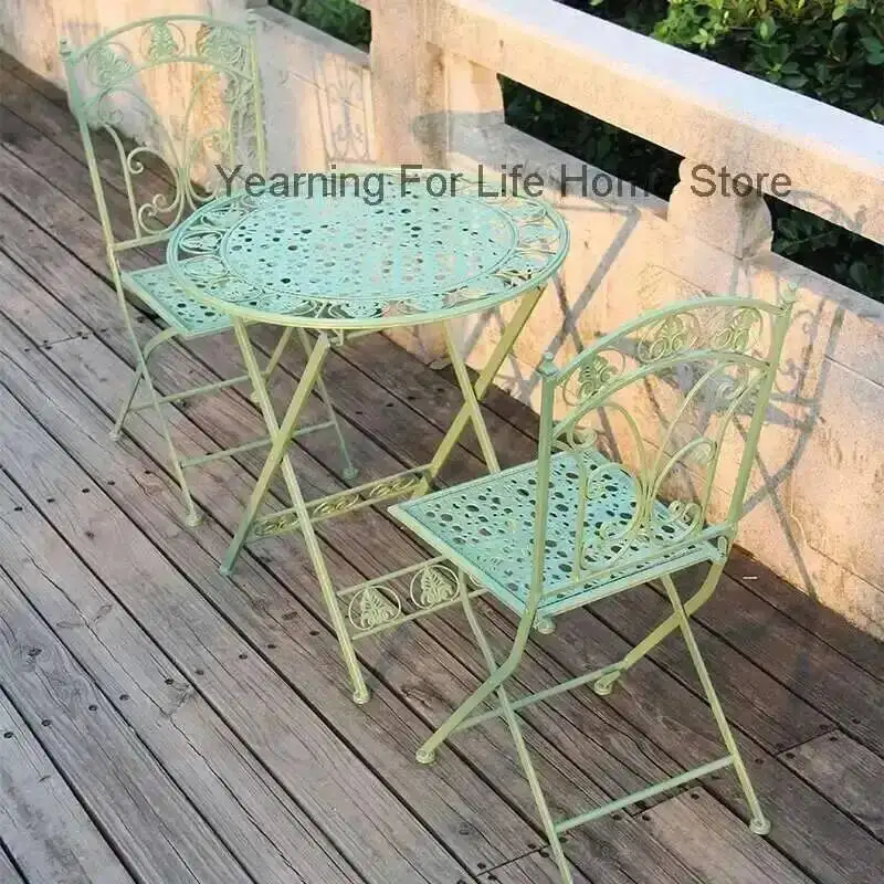 Set da giardino per creatività in metallo per esterni Set da giardino economici di design moderno Rilassante Alfresco Tuinmeubelsets Mobili da giardino per esterni