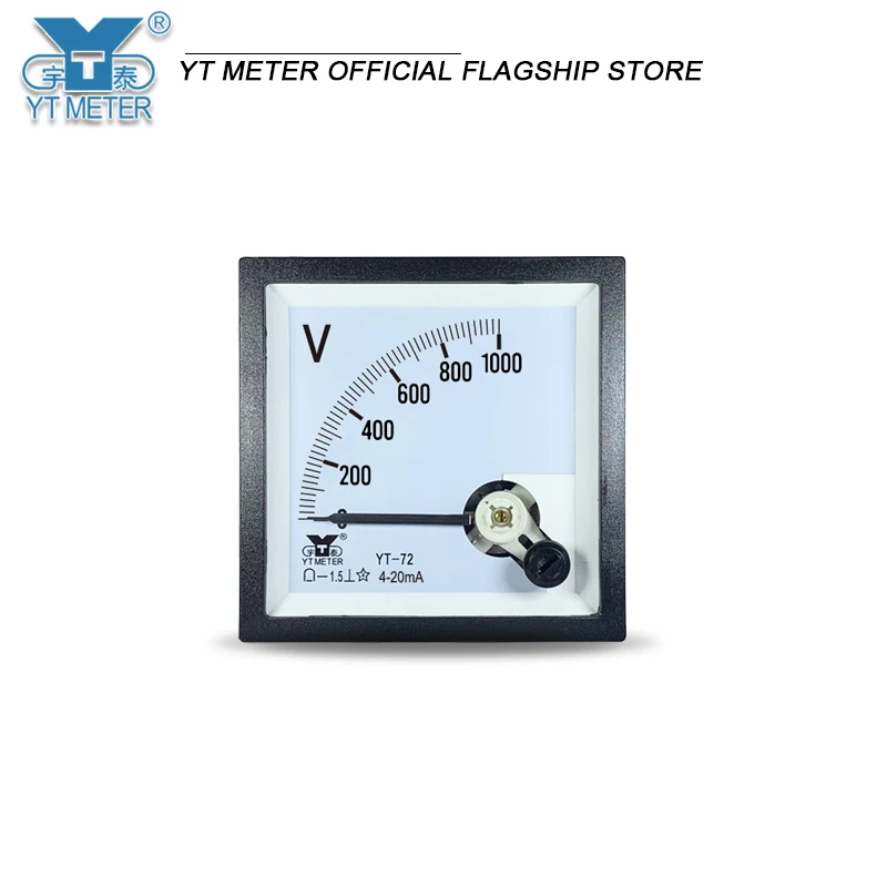 

CP72 4-20mA input analog voltmeter 100V 500V 800V1000V transmitter with BE72YT72