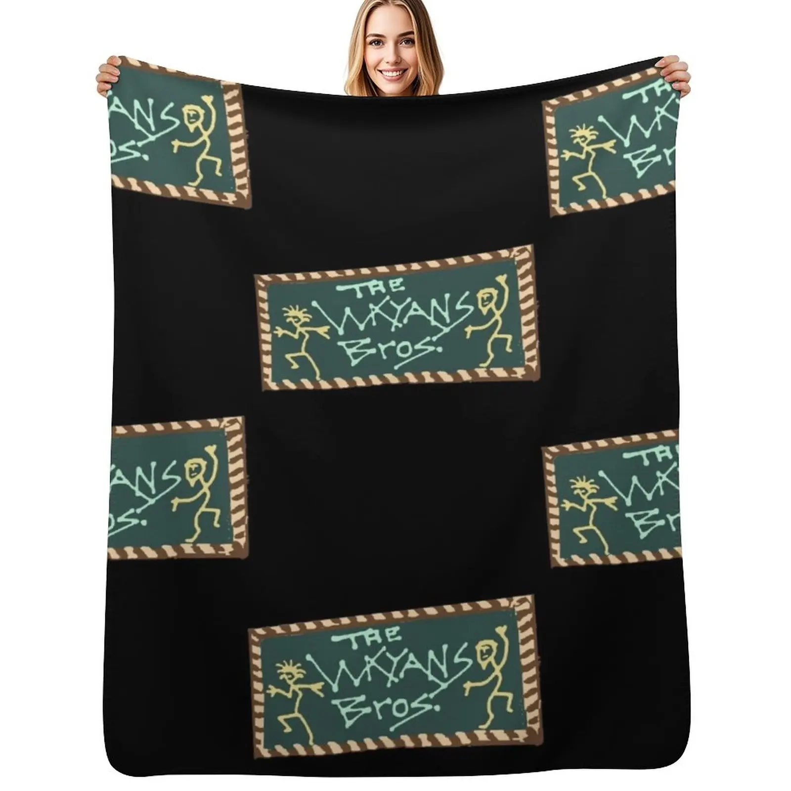 The Wayans Bros. Logo Classic Throw Blanket Decorative Soft Throw Blanket for Couch Sofa