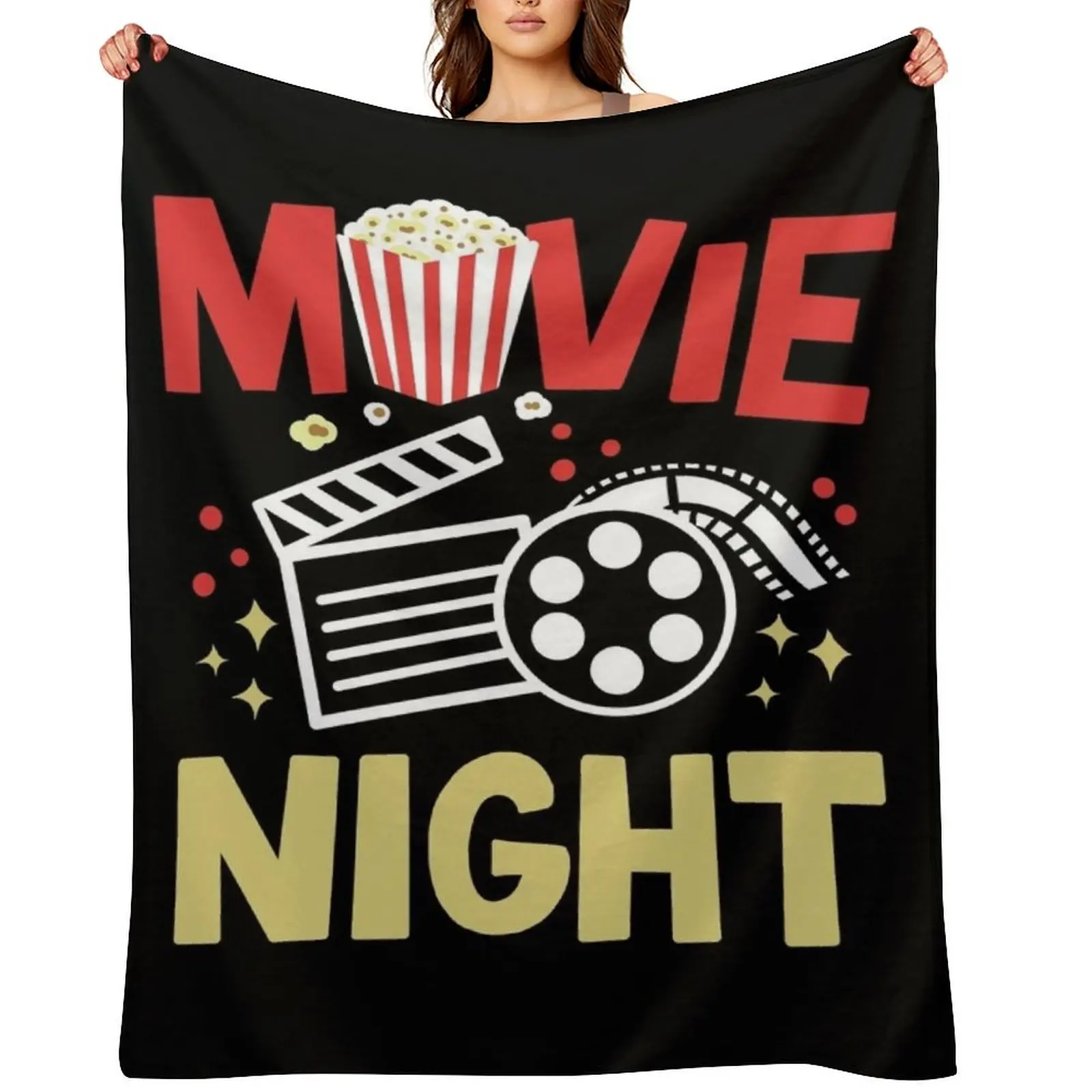 Movie Popcorn Cinema Throw Blanket heavy to sleep Furrys Winter beds Luxury Thicken Blankets