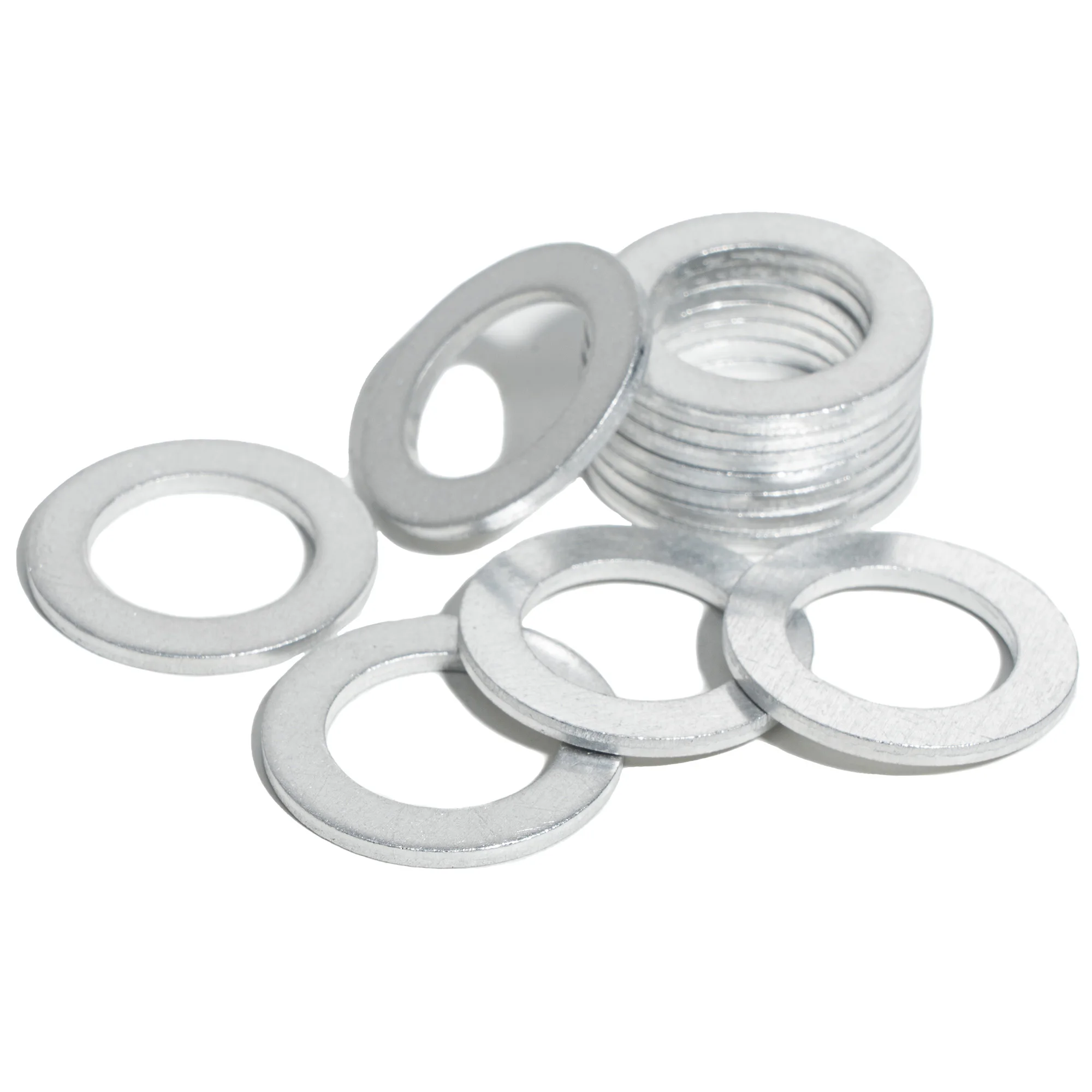 50 sztuk 12x20x1,5mm aluminiowy korek spustowy oleju zestaw podkładek zgniatających antypoślizgowy zapewniający trwałe uszczelnienie akcesoria zewnętrzne samochodu