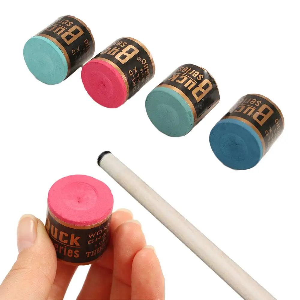 Cylindrical Snooker Cue Chalk Durable Tip Chalk Billiards Accessories Billiard Chalk Pool Cue Chalk