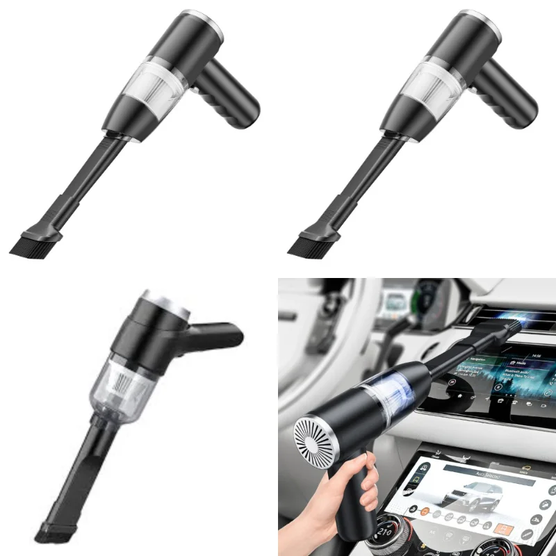 مكنسة كهربائية صغيرة محمولة للسيارة - شفط خفيف الوزن وقوي للغاية لتنظيف السيارة بكفاءة - خيار بالجملة