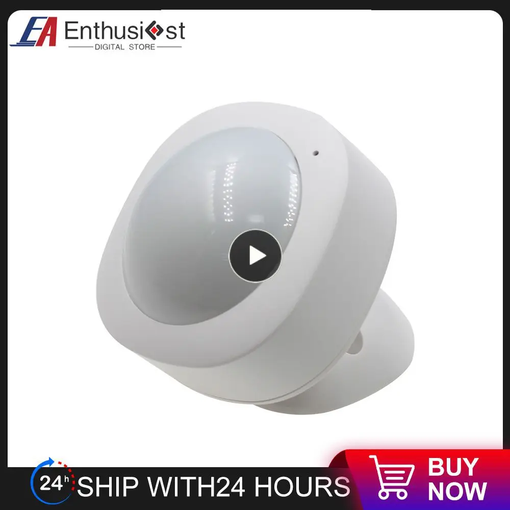 مستشعر حركة الإنسان USB مدمج مضاد للتدخل أنيق منخفض استهلاك الطاقة أمن ذكي كاشف Pir المنزلي Tuya مرن