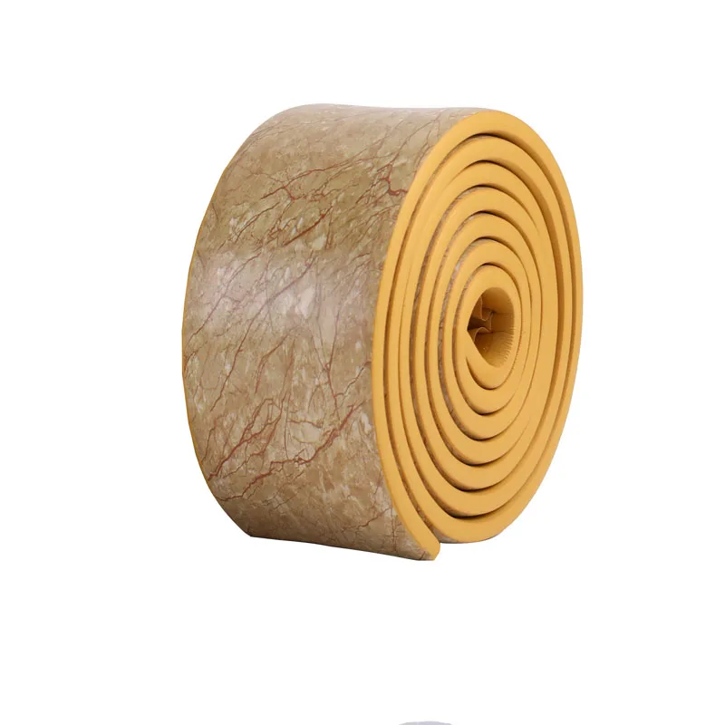 2M/roll Large Patterned Skirting Board Thickened Anti-Collision Strip Self-Adhesive Edge Protector For Wall Corners