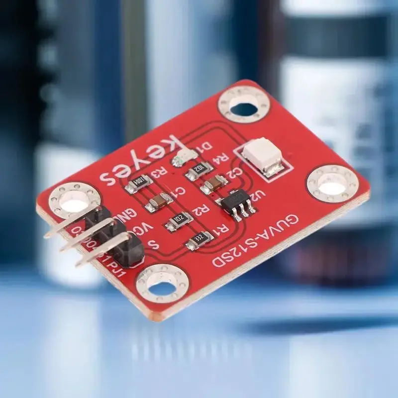 1/2/3pcs 3528 Solar Ultraviolet Intensity Module DC 3.3-5V UV Sensor GUVA-S12SD 240-370nm For Arduino /Raspberry Pi