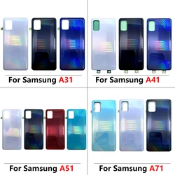 NEW Battery Back Cover Rear Door Housing Case Replacement Part With Adhesive For Samsung A31 A315F A41 A415F A51 A515F A71 A715F