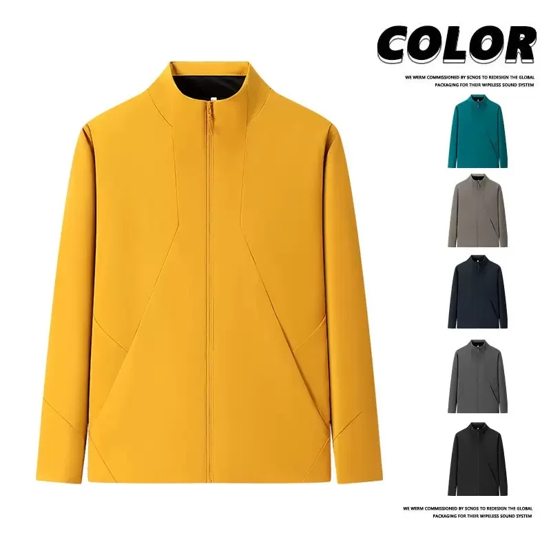 

Men's Women's Waterproof Jacket Warm Fleece Windbreaker Hiking Camping Climbing Stand-Up Collar Coat for Spring Autumn