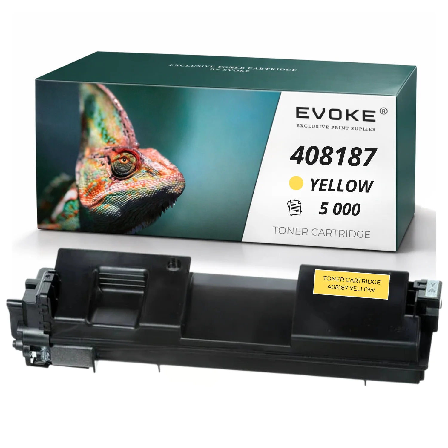 Evoke Compatibele Toner voor Ricoh Spc360 Y 408187 Spc360Y Spc360 Geel 5000 Pagina's Aficio Sp C360