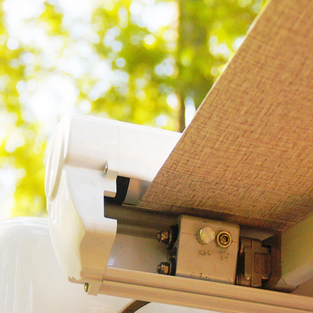 

Luxury Unique Limit Control Method Outdoor Sunshade Waterproof Electric Camping Car Sunshade.