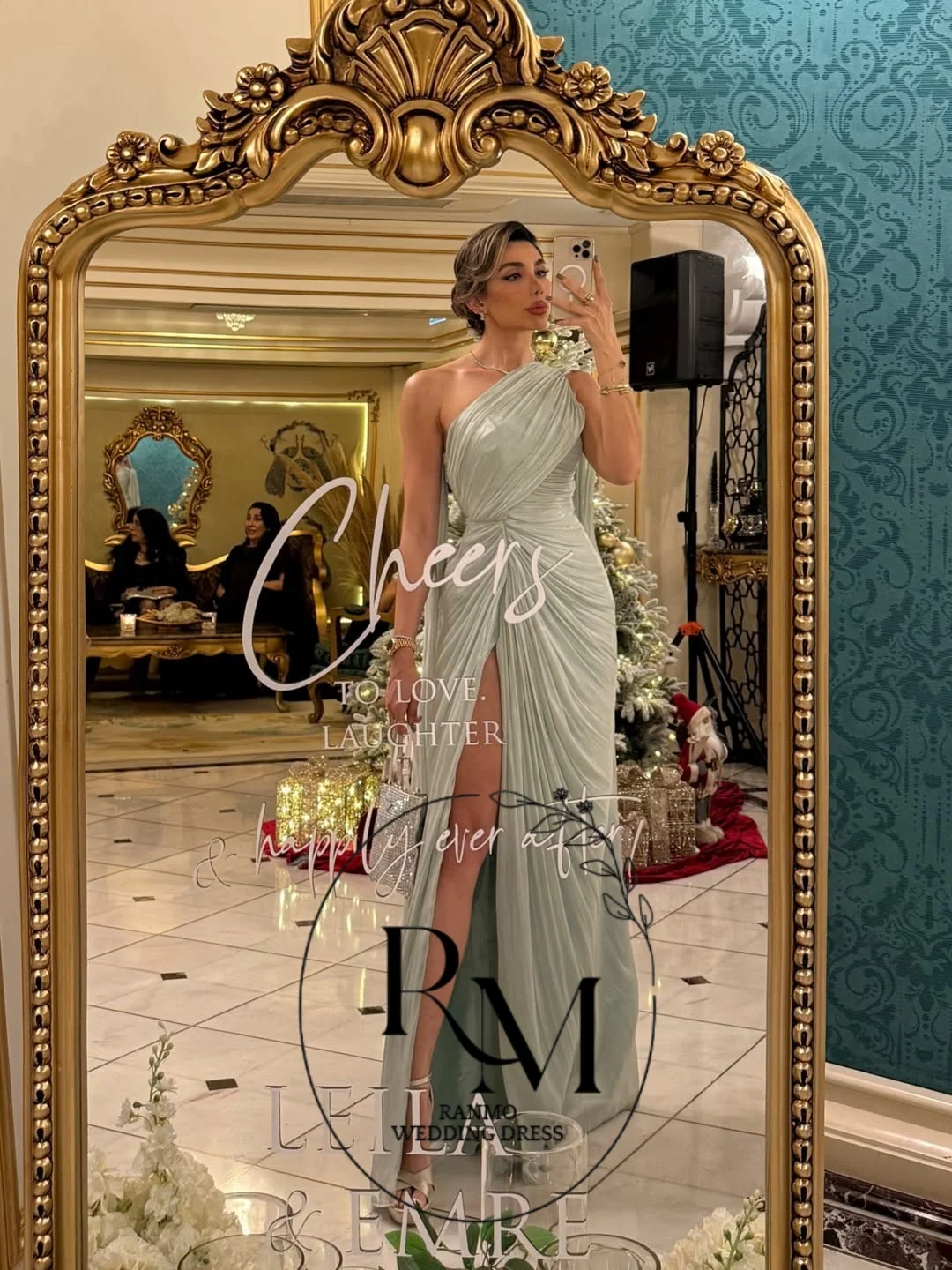 Ranmo 2026 Mermaid Sleeveless Prom Dresses One-Shoulder Side High Slit Pleat Evening Dress Formal Gown Robe De Soirée Customized