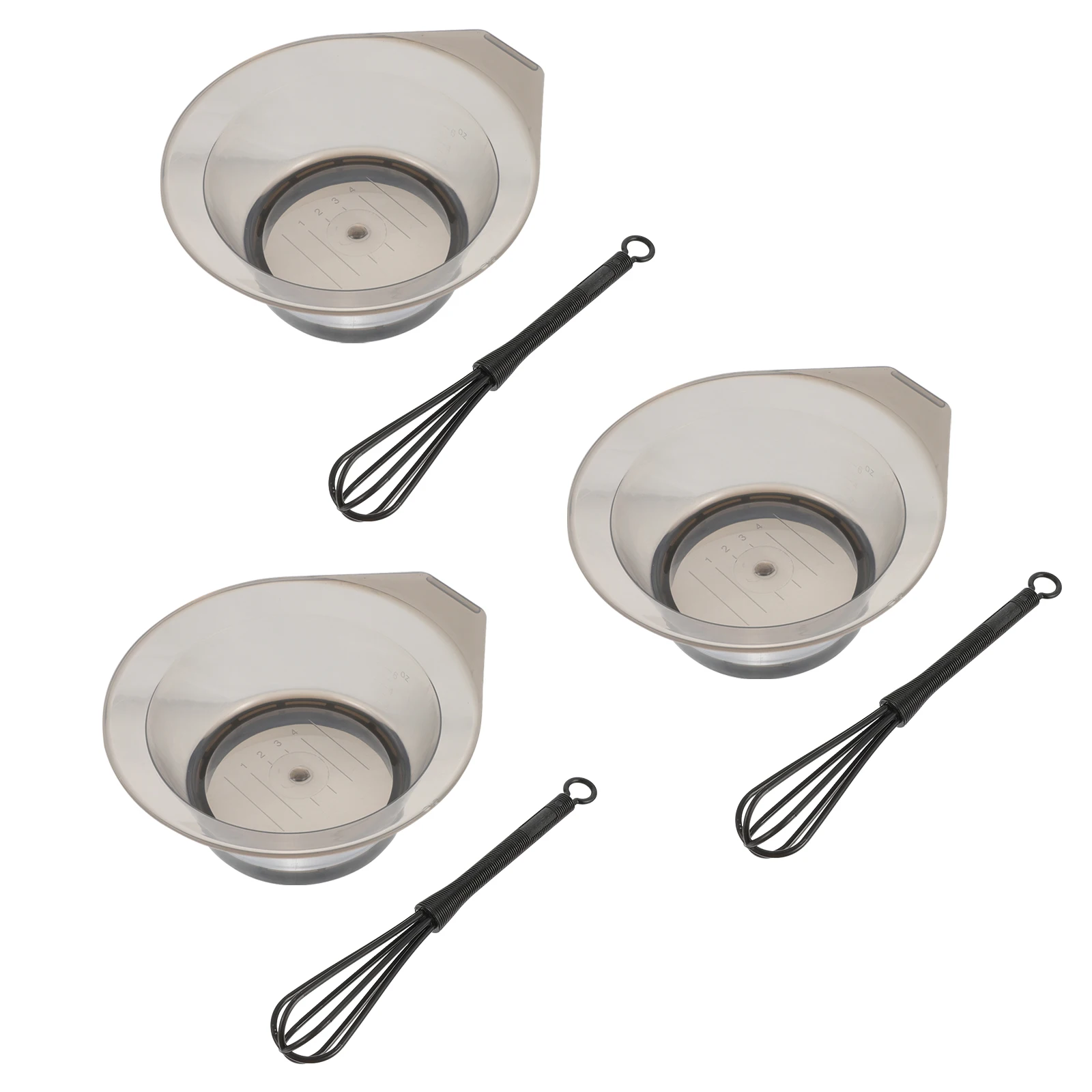 

3 компл., набор мисок для краски для волос, салонные миски для смешивания цветов, набор палочек для перемешивания, прочные, легко чистящиеся, парикмахерские инструменты, домашнее использование