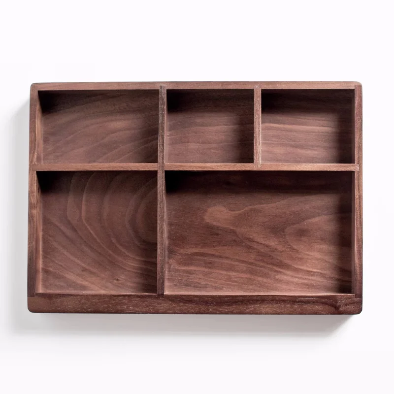 Solid Wood Porch Key Storage Tray Door Desktop Organize Creative Living Room Debris Coffee Table Storage Box