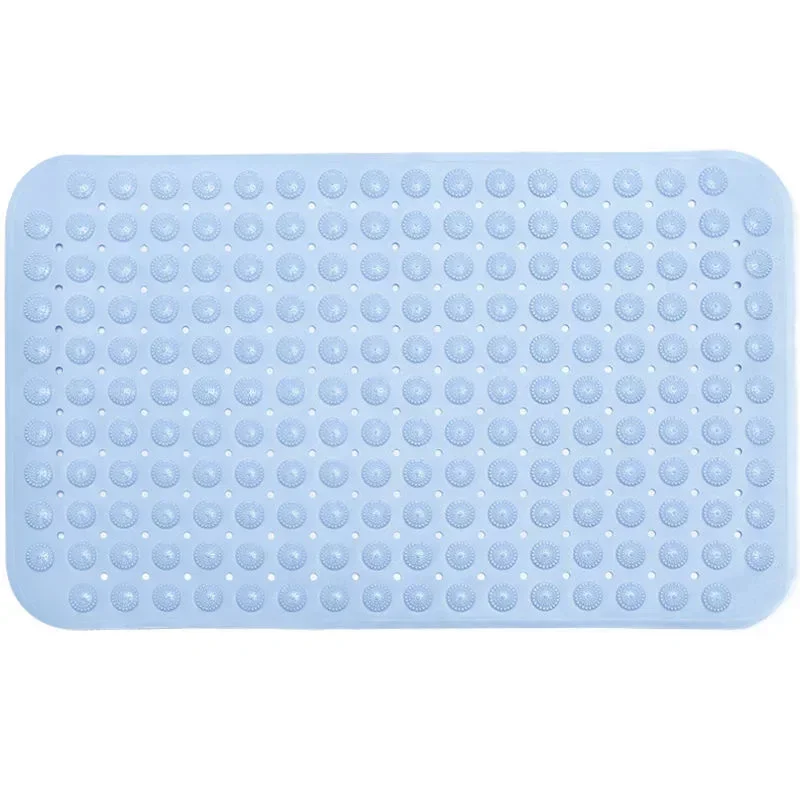 NEW Bath Mat 36x71cm Suction Cup Safety Shower Bathtub Mats Non Slip Bathroom Floor Mat PVC  Waterproof Massage Foot Pad