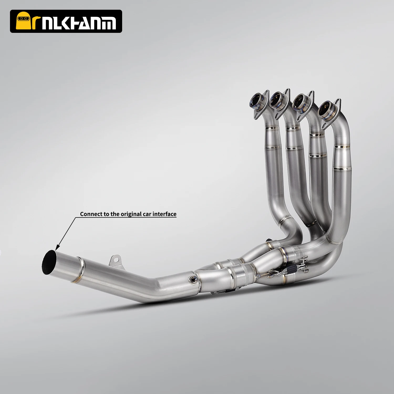 Titanium Alloy Motorcycle Exhaust System, Header Collector, Front Pipe and Muffler, Kawasaki H2, ZH2 2020-2023, ZH2 SE 2021-2023