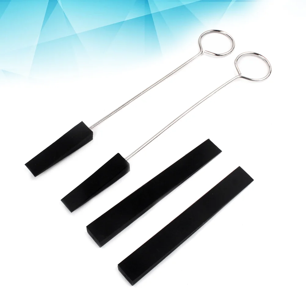 4 PCS/ Set Professional Piano Tuning Fork Tuning Mute Kit Piano Tuning Tool Accessories Piano Repair Parts