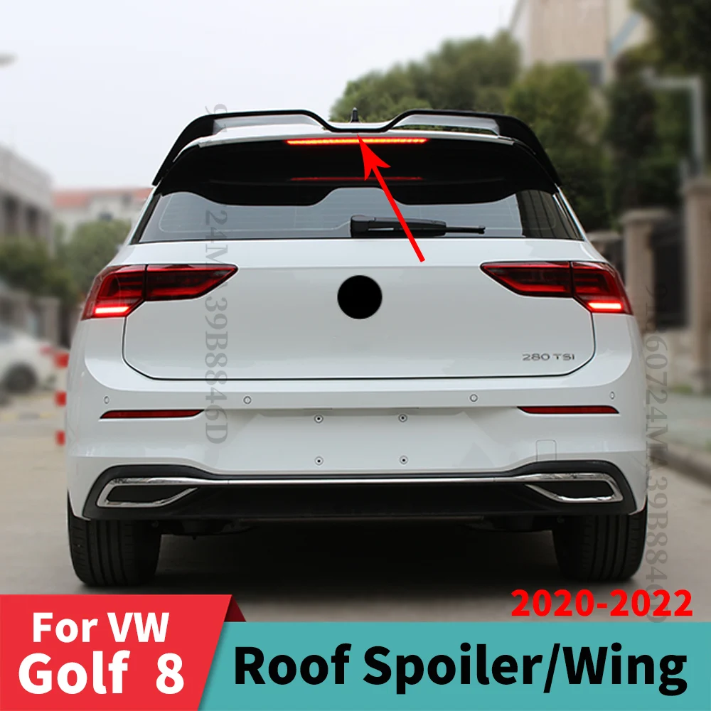 

Rear Trunk Spoiler Roof Wing Tail Splitter For Volkswagen VW Golf 8 2020-2022 MK8 Life GTI GTD GTE R Line All Edition Boot Lip