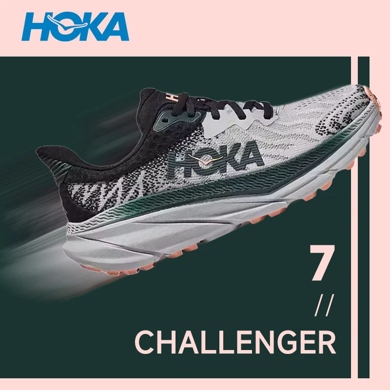 Tennis Hoka One One Challenger 7 Men Running Shoes Outdoor Road Sneakers Cushioning Elasticity Marathon Shoes Trail Sneakers