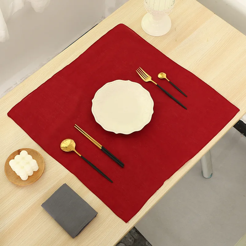 

12 шт., однотонное квадратное полотенце большого размера из чистого хлопка, однотонный носовой платок унисекс, платок 54*54 см, носить с вытиранием пота