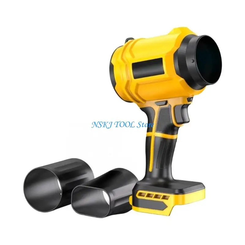 L8RC 21V Battery Powered Blower 40000RPM Brushless Motor 2 Nozzles Portable Handheld Tool For Functional Use